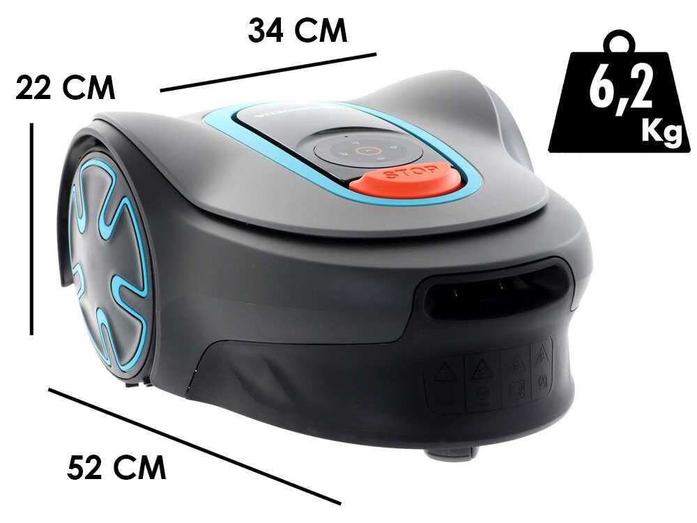 Robot cortacésped – Gardena SILENO Minimo 500 – Con cable perimetral